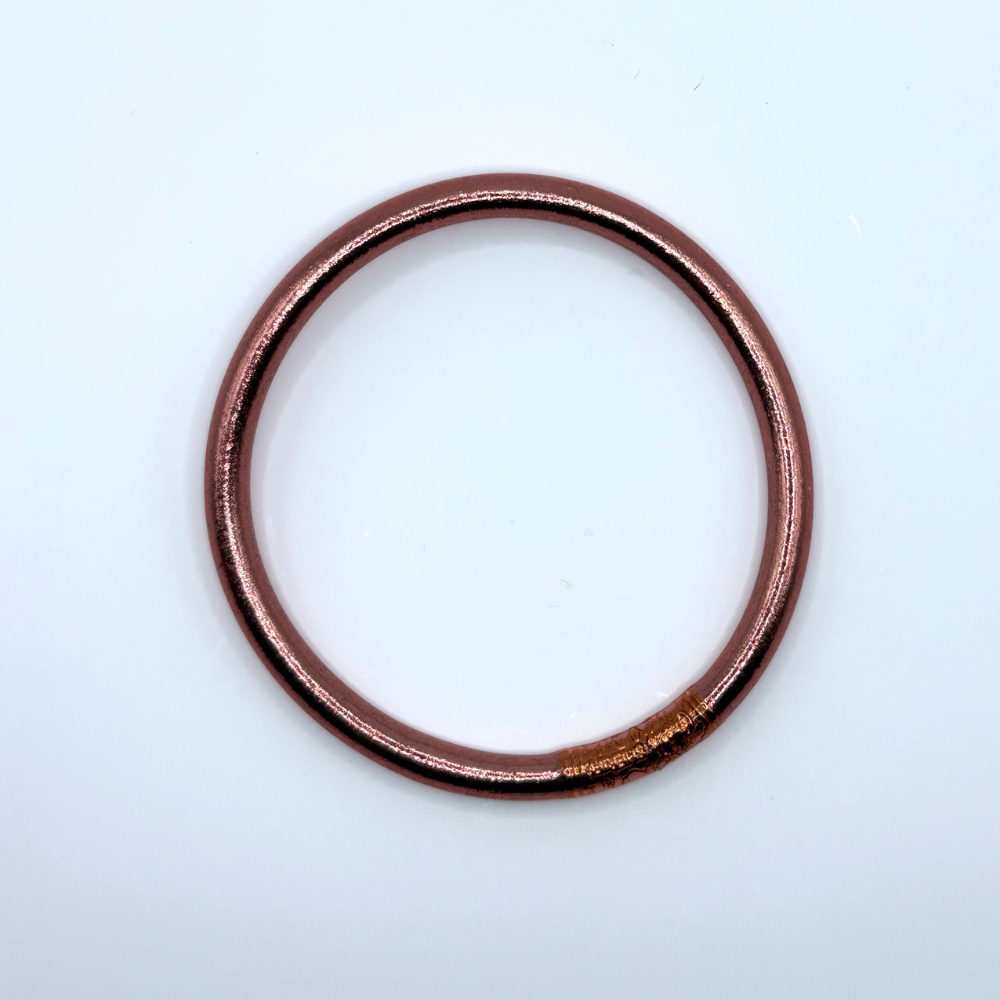 Jonc Bouddhiste mantra bicolore épais (épaisseur 5mm)