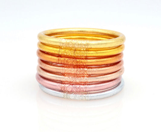 Jonc Bouddhiste mantra épais