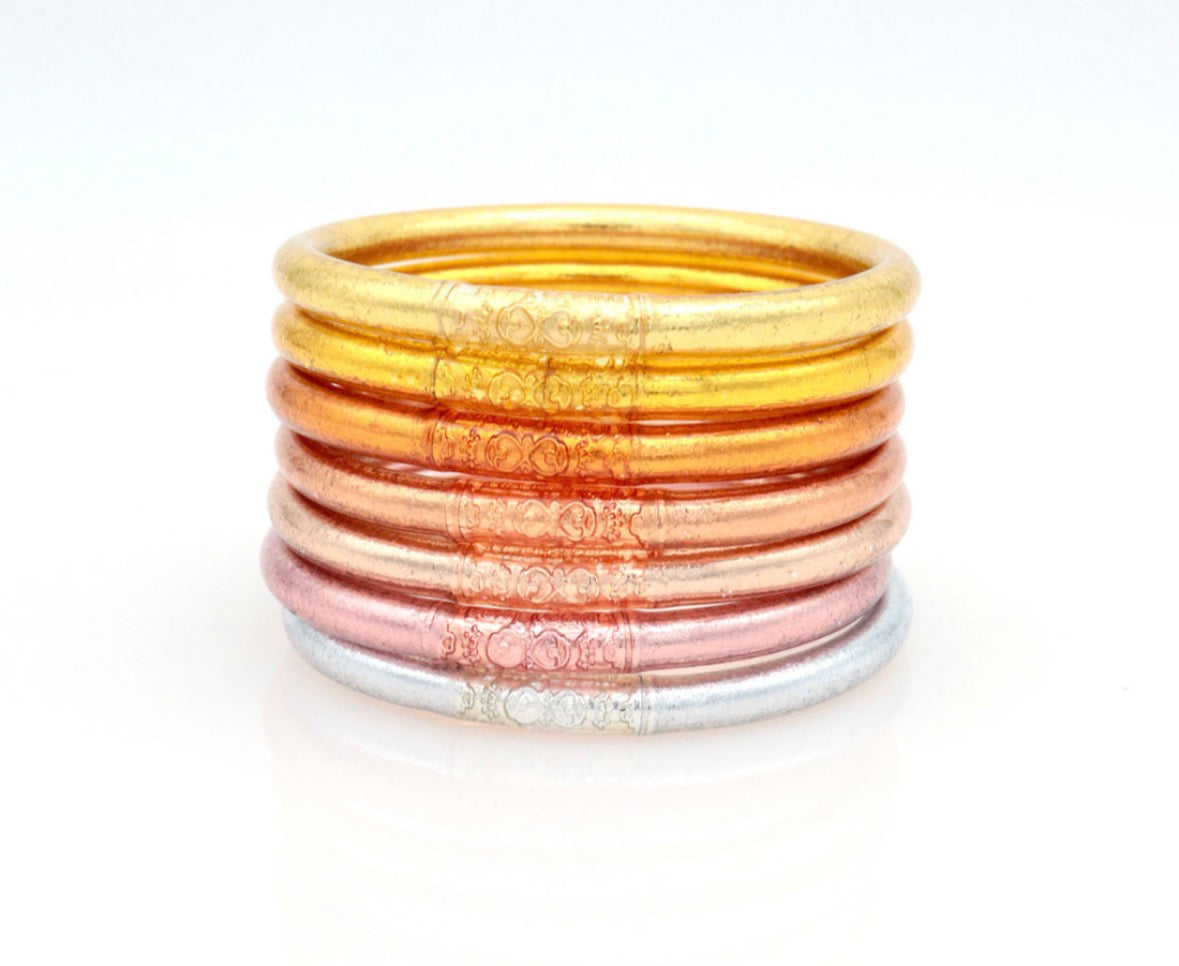 Jonc bouddhiste épais béni Thaïlande bracelet porte-bonheur