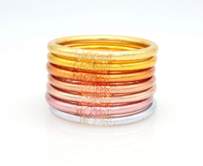 Jonc bouddhiste épais béni Thaïlande bracelet porte-bonheur