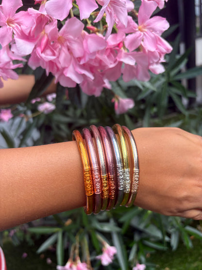 Jonc bouddhiste épais béni Thaïlande bracelet porte-bonheur