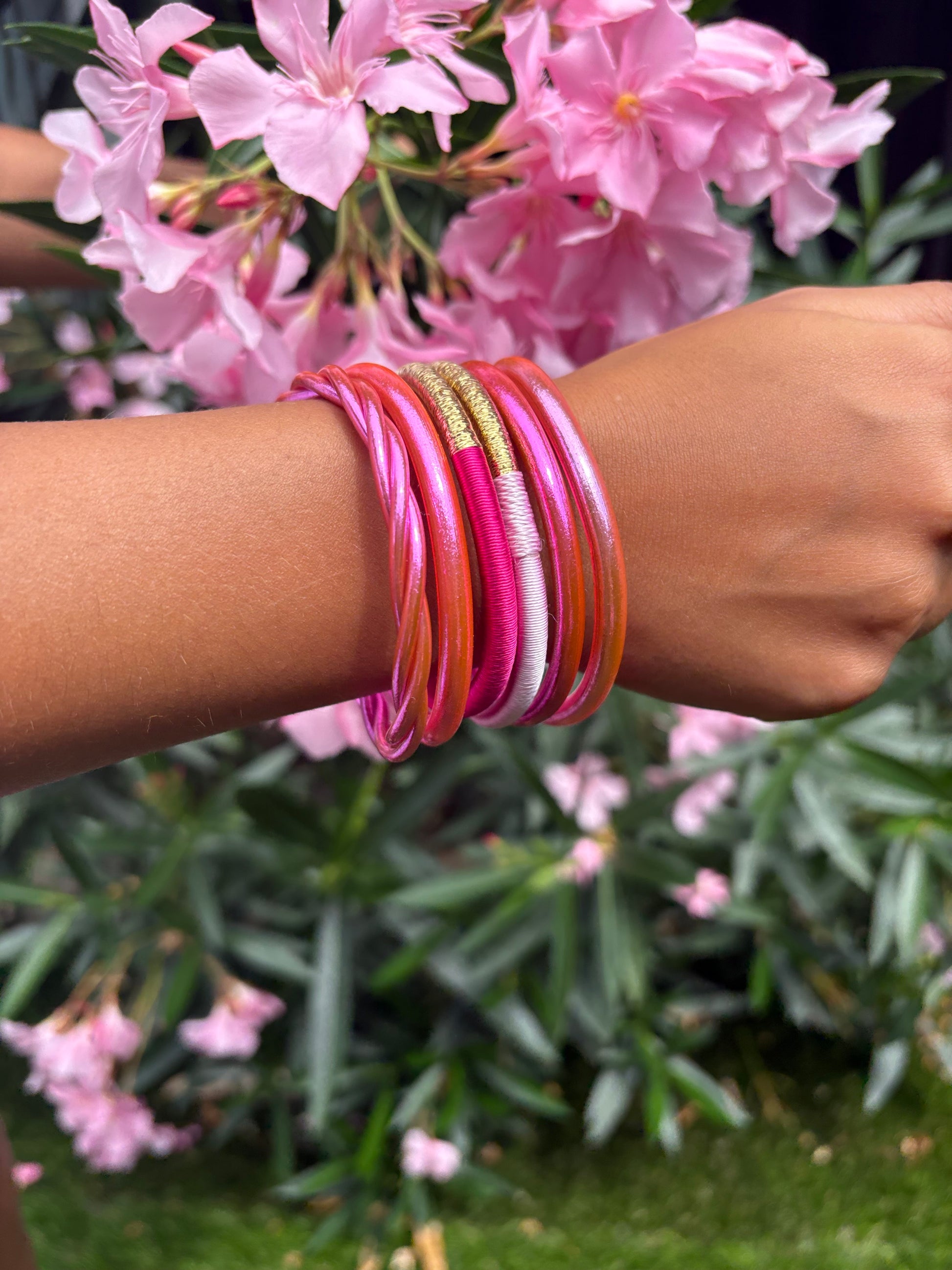 Jonc bouddhiste épais béni Thaïlande bracelet porte-bonheur