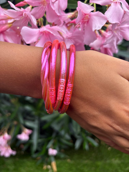 Jonc bouddhiste épais béni Thaïlande bracelet porte-bonheur